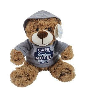 Wishpets Honey Bear Plush with Loveless Cafe Motel Hoodie Nashville Souvenir
